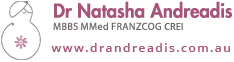 Dr Natasha Andreadis - MBBS FRANZCOG MMed CREI